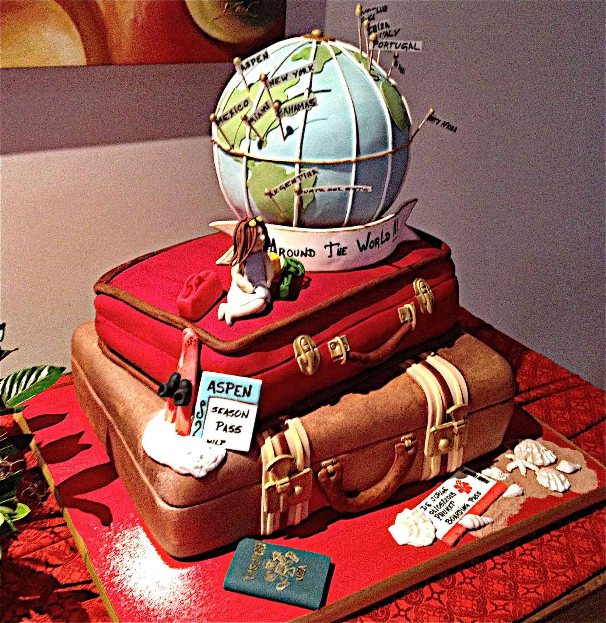 Bolo decorado para aniversário de adulto com tema personalizado